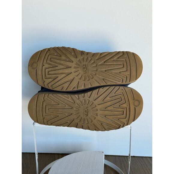 UGG Womens Classic Mini Boots Navy Size7 - Picture 7 of 8